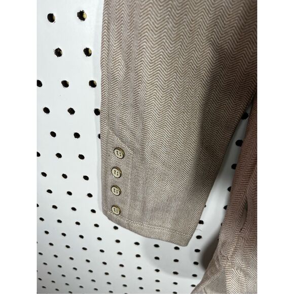 J.McLaughlin Marisa herringbone pattern pullover fleece size S - Picture 4 of 8